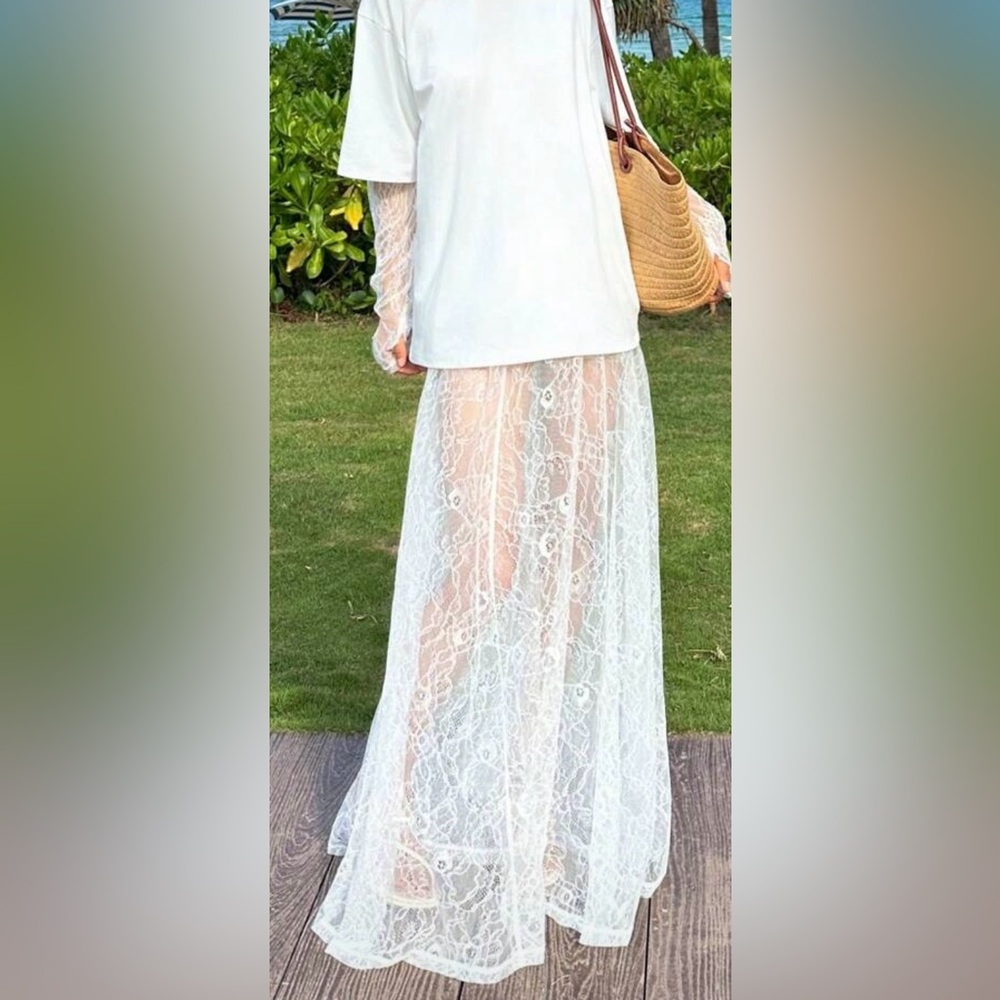 Lace Maxi Skirt